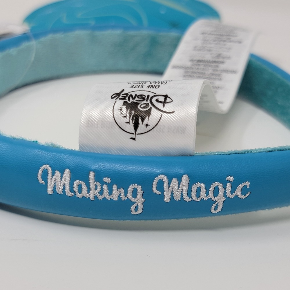 NWT Disney Parks Disneyland Retro Marquee Sign Blue Mickey Ears Headband 2023 - Picture 8 of 12